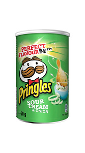 Чипсы картофельные Pringles Сметана и Лук 70г