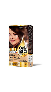 Краска для волос Only Bio Color тон 3.0 Темный каштан 115мл