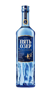 Водка Пять Озер 40% 1л