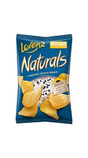 Чипсы картофельные Naturals с морской солью и перцем 100г