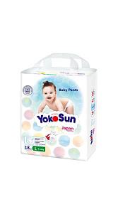 Подгузники-трусики YokoSun L 9-14кг 18шт