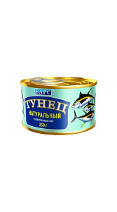 Тунец Барс натуральный в собственном соку 250г