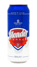 Пиво Blonderbrau светлое фильтрованное пастеризованное 4,2% 0,5л