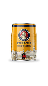 Пиво Paulaner Munchner Hell светлое пастеризованное 5л