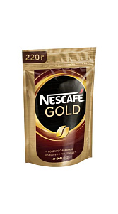 Кофе Nescafe Gold растворимый 220г