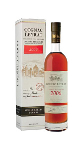 Коньяк Leyrat, Millesime Single Estate 2006, в подарочной упаковке, 41.8% 0,5л