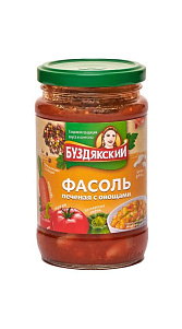 Фасоль Буздякский печеная с овощами 350г