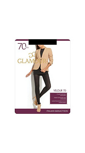Колготки Glamour Velour 70D nero р.2