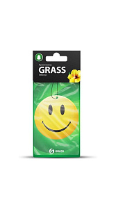 Ароматизатор картонный Grass Смайл Гибискус 1шт