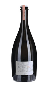 Вино игристое Puianello Ancestrale Lambrusco dell Emilia Rose розовое сух 12% 0.75л