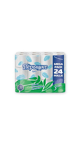 Туалетная бумага Перышко Light Перышко 3 слоя 24шт