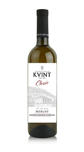 Вино Kvint Classic Merlot, красное сухое, 11-14% 0,75л