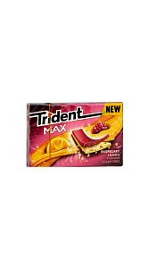 Жевательная резинка Trident Max Малина-лимон 23г