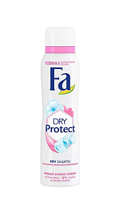 Дезодорант-спрей Fa Dry Protect Нежность хлопка 150мл 