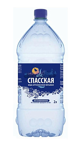 Вода Спасская питьевая природная негазированная 2л