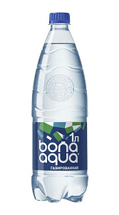 Вода питьевая Bona Aqua газированная 1л