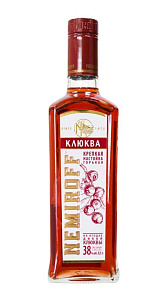 Настойка горькая Nemiroff Клюква крепкая 38% 0.5л