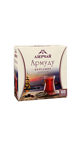 Чай черный Азерчай Армуду Бергамот 100пак