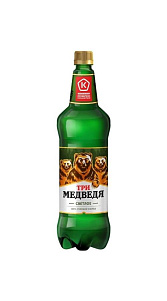 Пиво Три медведя светлое 4.7% 1.25л
