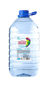 Вода Чистый глоток питьевая негазированная 5л