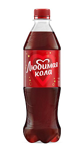 Газированный напиток Любимая кола безалкогольный 500мл