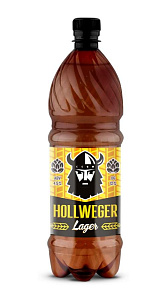Пиво Hollweger Лагер классический светлое ячменное 4.5% 1л