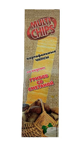 Чипсы MultiChips со вкусом грибов со сметаной 50г