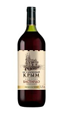 Вино Исторический Крым, Бастардо столовое красное полусладкое 11-13% 1,5л