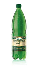 Вода минеральная Курорт Здоровья №4 природная лечебно-столовая 1.5л