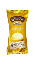 Мороженое пломбир Караваево Крем-брюле в вафельном стаканчике 15% 77г