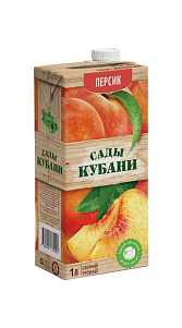 Нектар Сады Кубани персиковый 1л