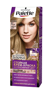 Крем-краска для волос Palette тон №7 Русый 100мл 