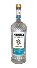 Водка Сябры Чистая 40% 0,7л