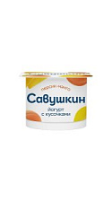 Йогурт Савушкин Персик-манго 2% 120г