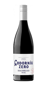 Вино безалкогольное Codorniu, Zero красное 0.5% 0,75л