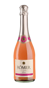Игристое вино Romer Kronung Sekt Rose Trocken розовое сух 11% 0.75л