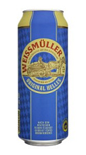 Пиво WeissMuller, Original Helles светлое непастеризованное фильтрованное 5,3% 0,5л