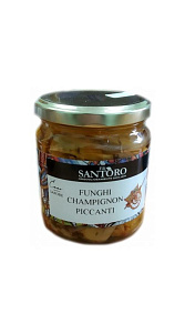 Грибы Santoro Шампиньоны пряные 280г