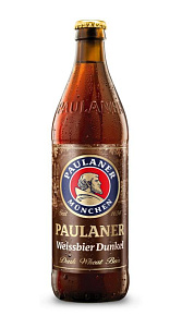 Пиво Paulaner Weissbier Dunkel тёмное нефильтрованное 0.5л