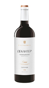 Вино Декантер Саперави, красное сухое, 13.5% 0,75л