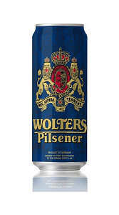 Пиво Wolters Pilsener светлое 4.9% 0.5л
