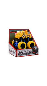 Машинка Big Foot Звери инерционная 4x4 9.5см