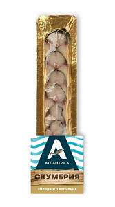 Скумбрия Атлантика косичка холодного копчения 200г