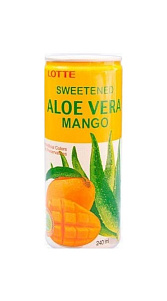 Напиток Lotte Sweetened Алоэ манго 240мл