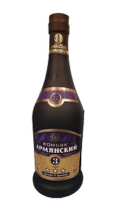 Коньяк Армянский 3 года 40% 0.5л