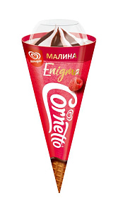 Мороженое Инмарко Cornetto Enigma Малина в рожке 73г