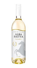 Вино Alta Rietta, Macabeo белое сухое 10-12,5% 0,75л