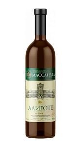 Вино Массандра, Алиготе белое сухое 11% 0,75л