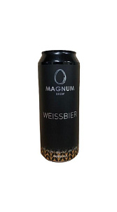 Пиво Magnum Brew Weissbier Пшеничное светлое нефильтрованное 5.2% 0.5л