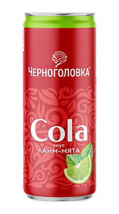 Лимонад Черноголовка Кола Лайм-мята 330мл